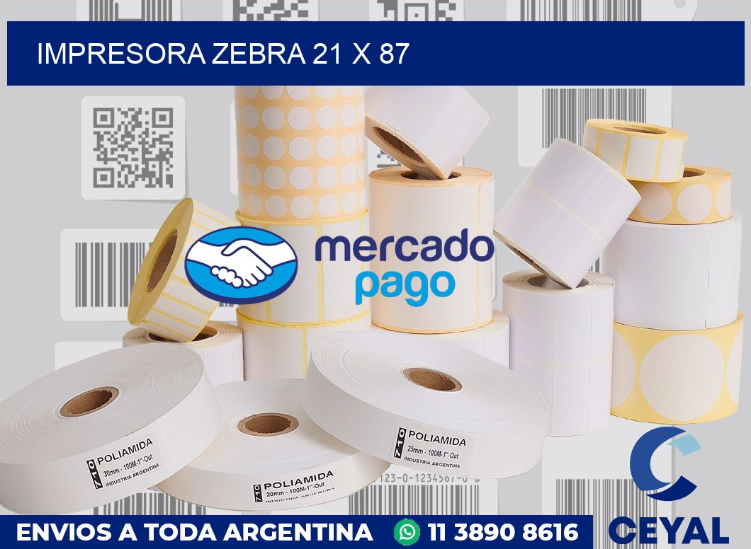 Impresora Zebra 21 x 87