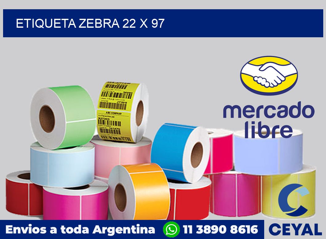 etiqueta zebra 22 x 97