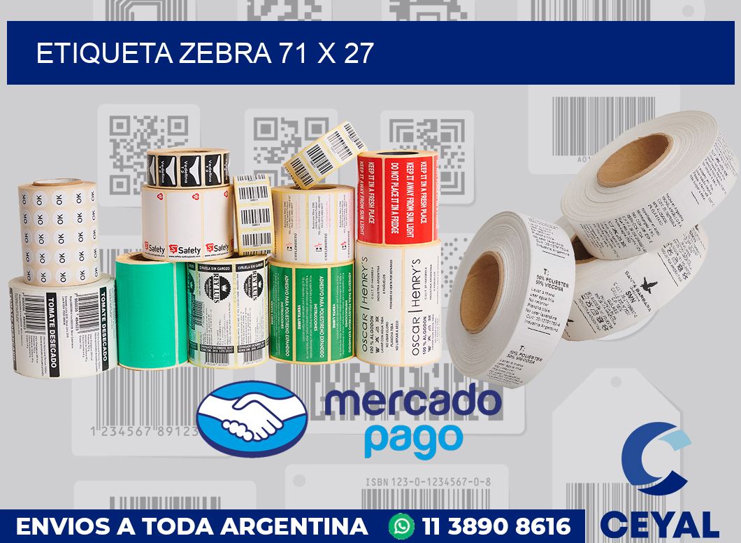 etiqueta zebra 71 x 27