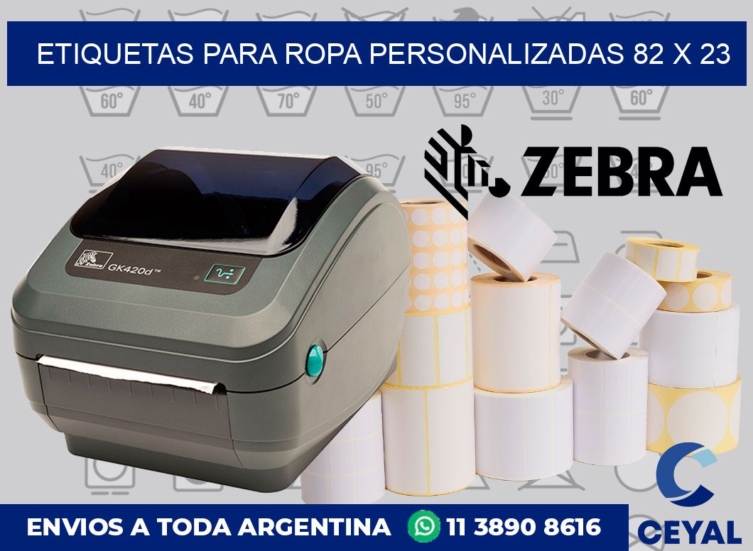 etiquetas para ropa personalizadas 82 x 23