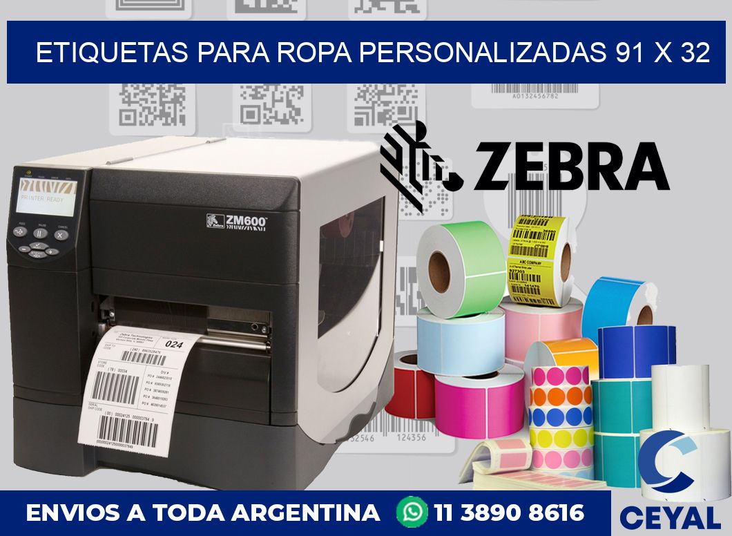 etiquetas para ropa personalizadas 91 x 32