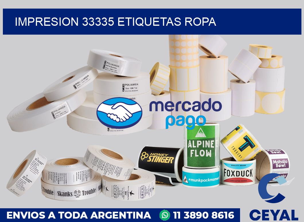 impresion 33335 etiquetas ropa