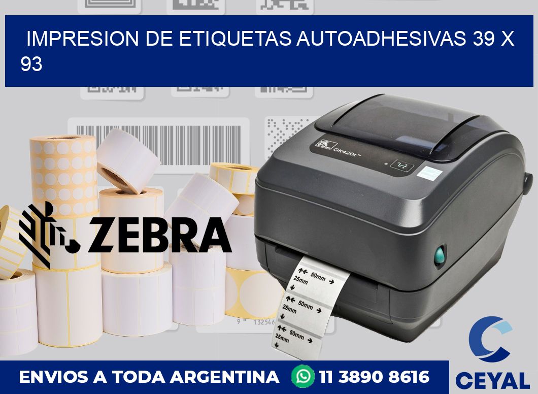impresion de etiquetas autoadhesivas 39 x 93