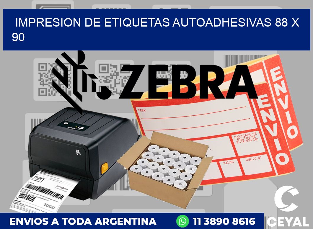 impresion de etiquetas autoadhesivas 88 x 90