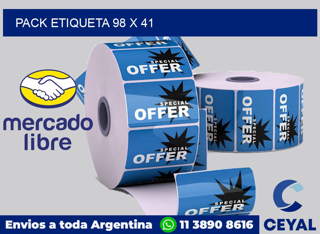 pack etiqueta 98 x 41