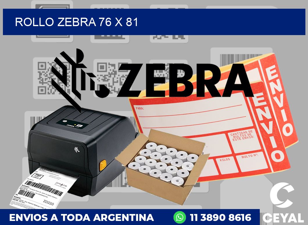 rollo zebra 76 x 81