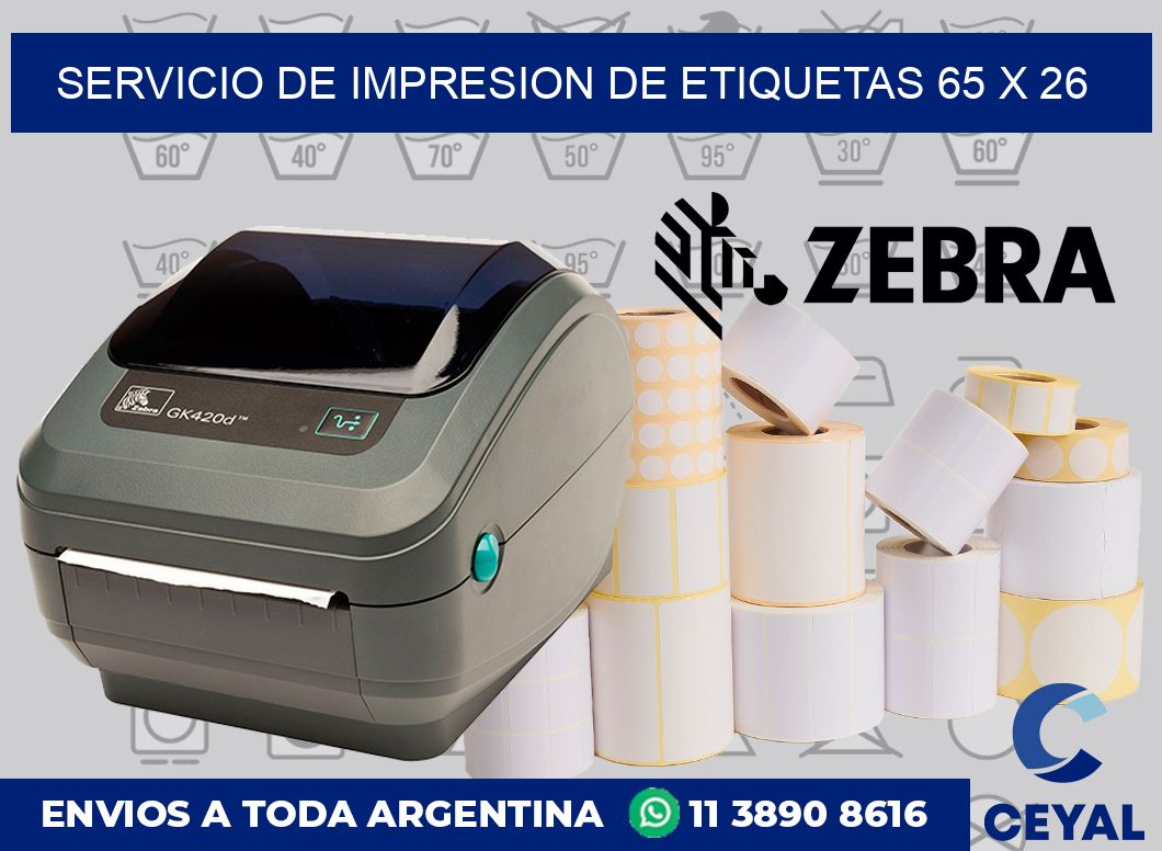 servicio de impresion de etiquetas 65 x 26
