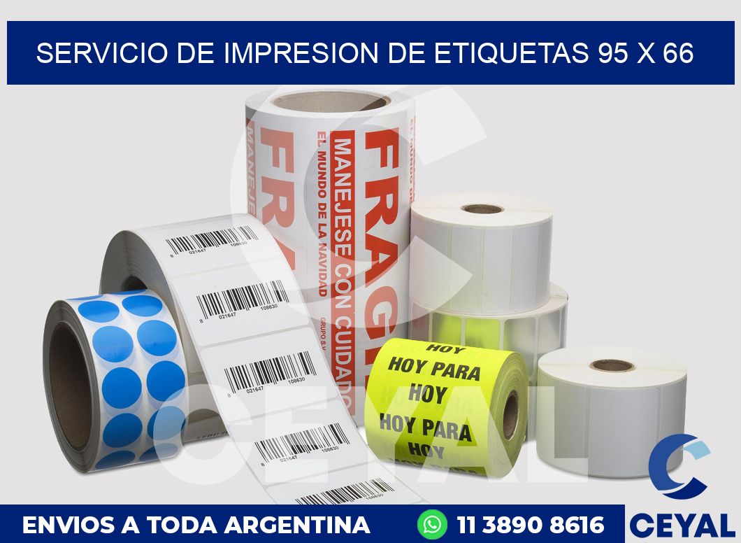 servicio de impresion de etiquetas 95 x 66