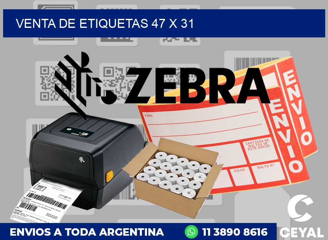 venta de etiquetas 47 x 31