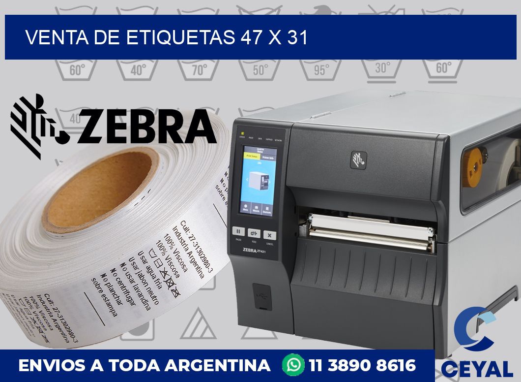 venta de etiquetas 47 x 31