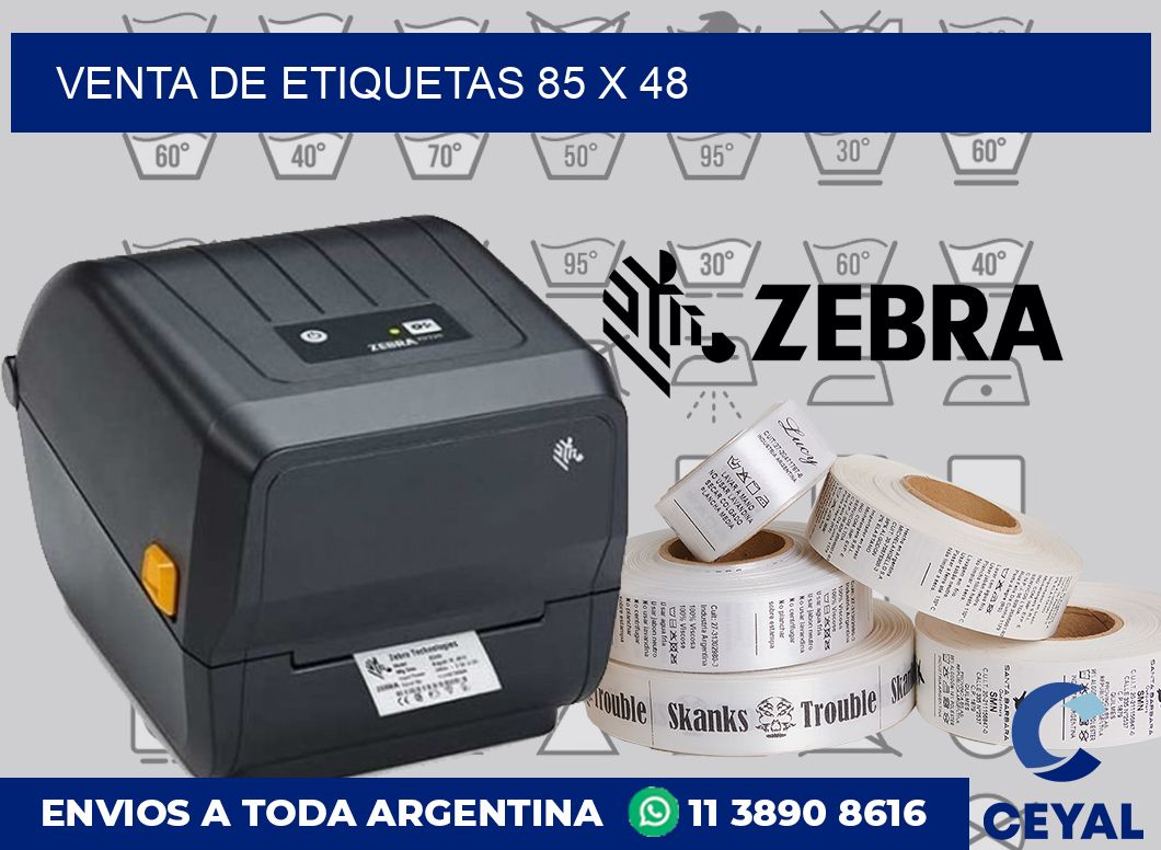 venta de etiquetas 85 x 48