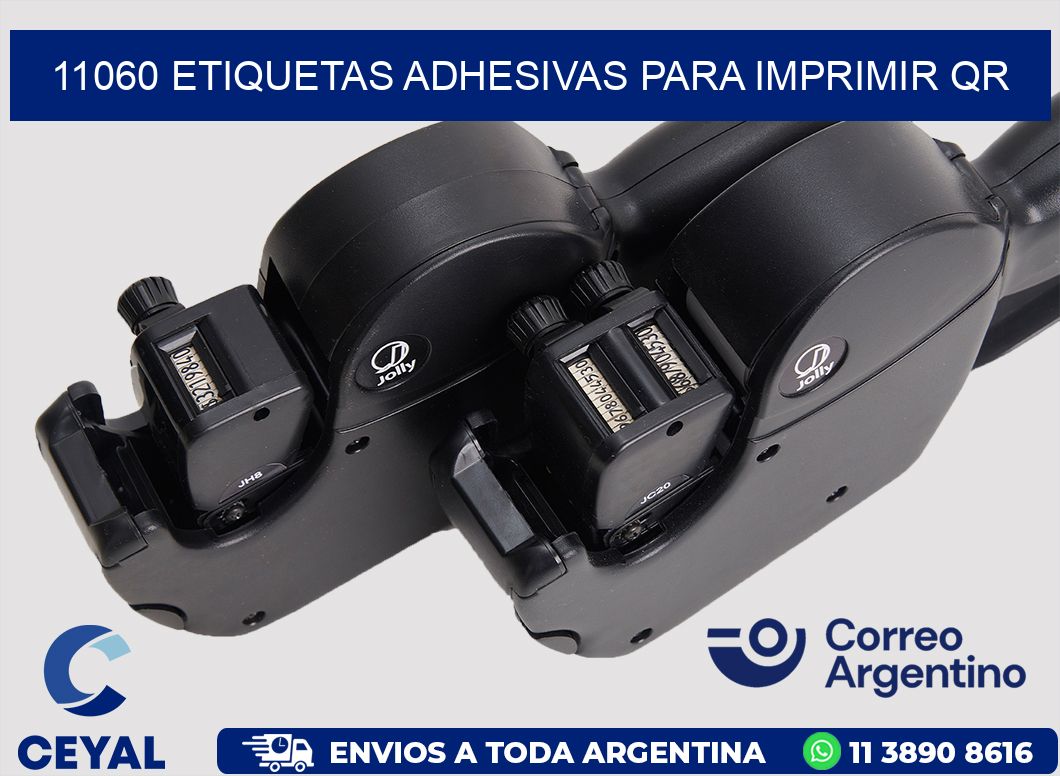 11060 ETIQUETAS ADHESIVAS PARA IMPRIMIR QR