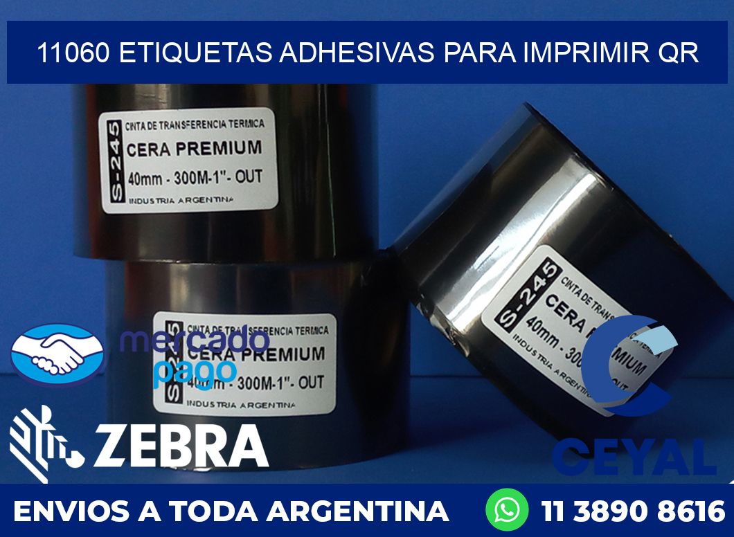 11060 ETIQUETAS ADHESIVAS PARA IMPRIMIR QR