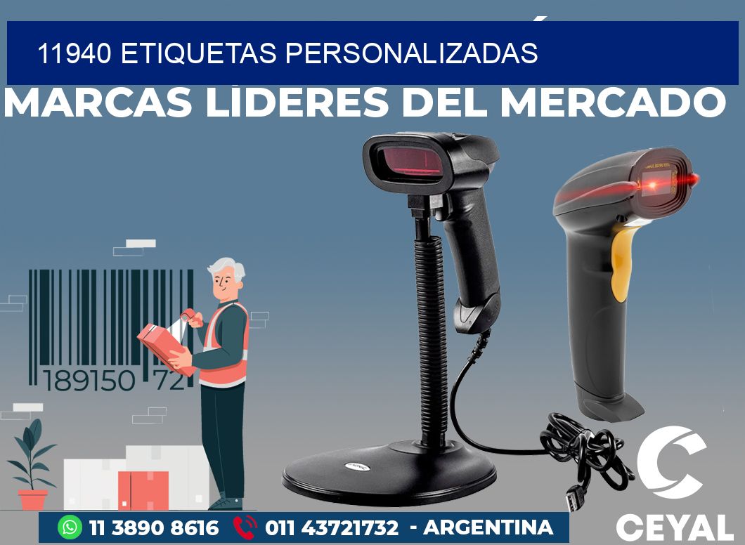 11940 ETIQUETAS PERSONALIZADAS