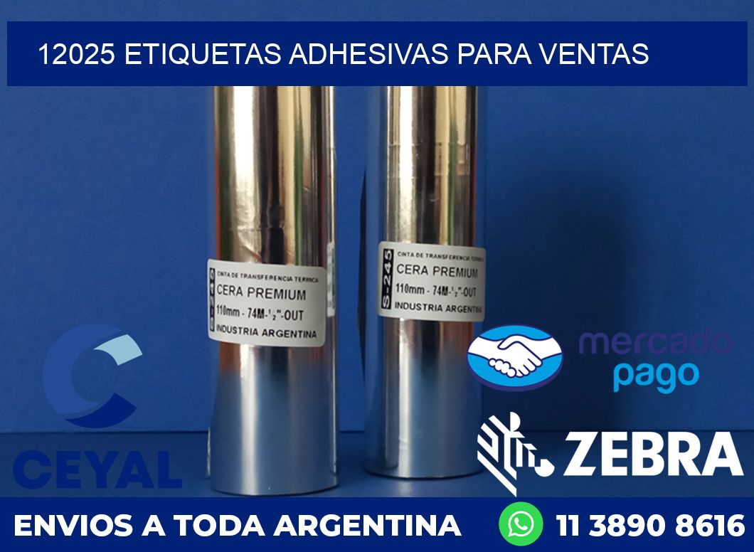 12025 ETIQUETAS ADHESIVAS PARA VENTAS