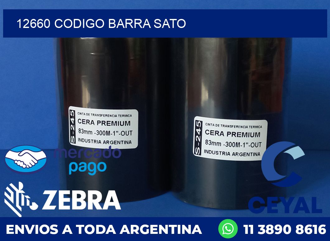 12660 CODIGO BARRA SATO