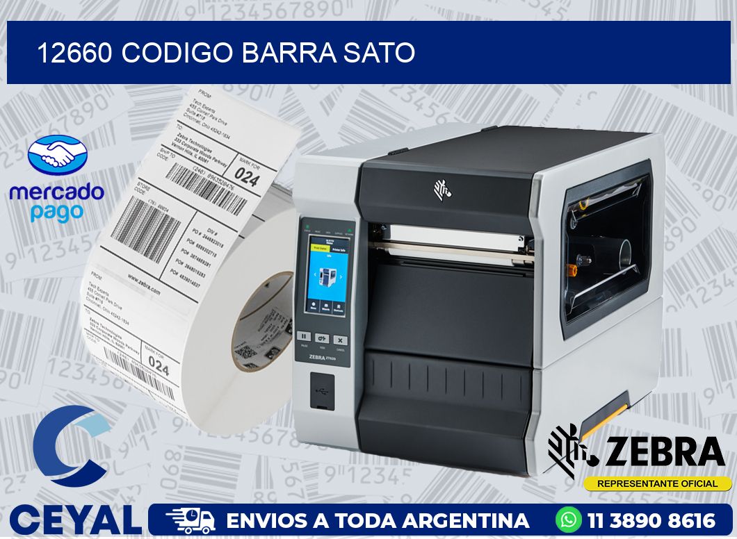 12660 CODIGO BARRA SATO