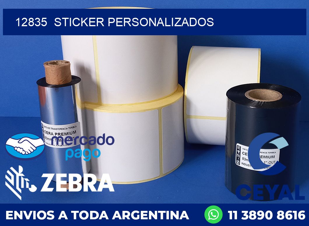 12835 sticker personalizados