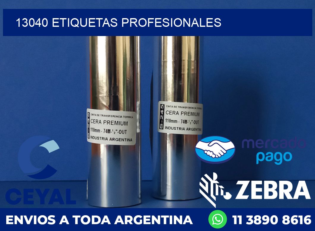 13040 ETIQUETAS PROFESIONALES