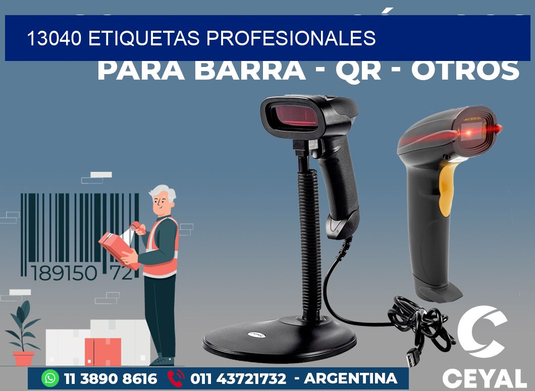 13040 ETIQUETAS PROFESIONALES