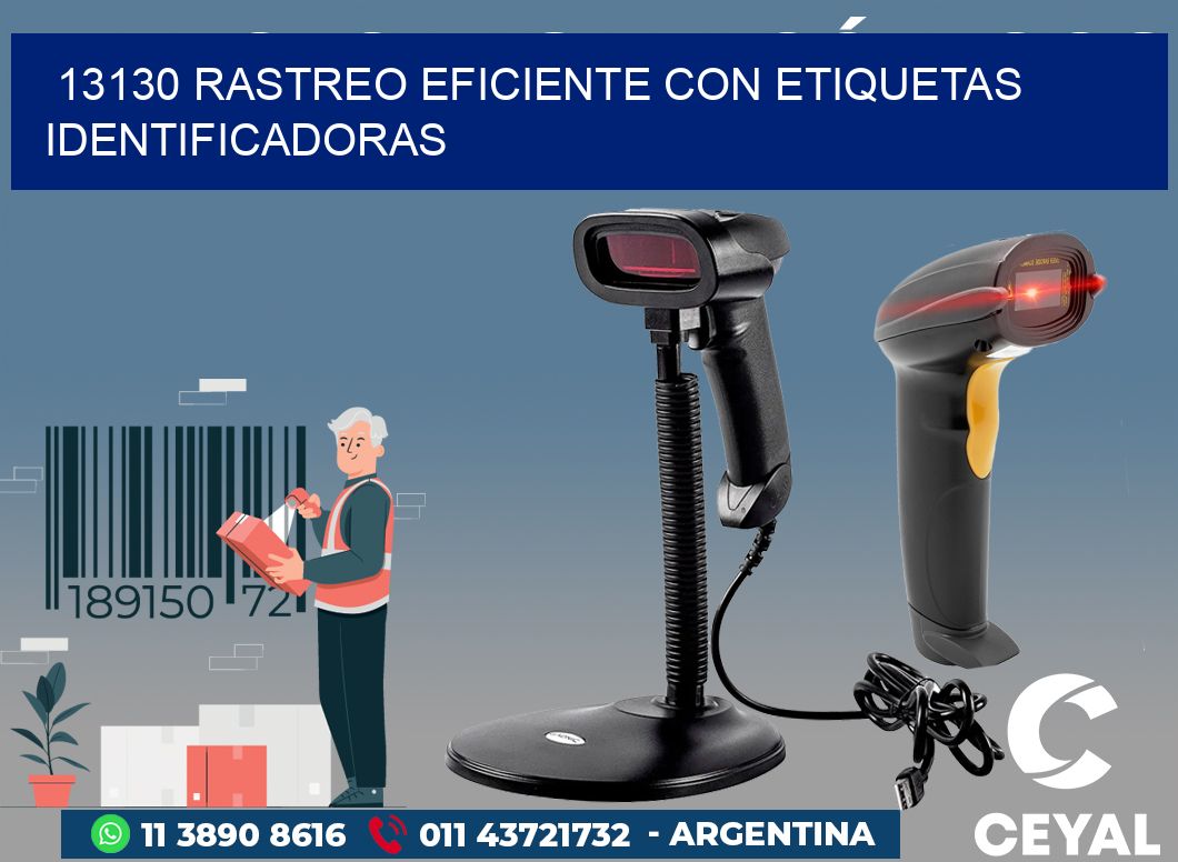 13130 RASTREO EFICIENTE CON ETIQUETAS IDENTIFICADORAS