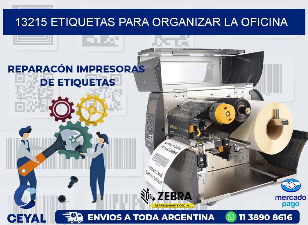 13215 ETIQUETAS PARA ORGANIZAR LA OFICINA