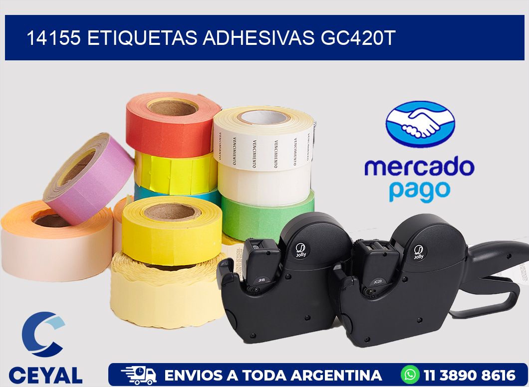 14155 ETIQUETAS ADHESIVAS GC420T