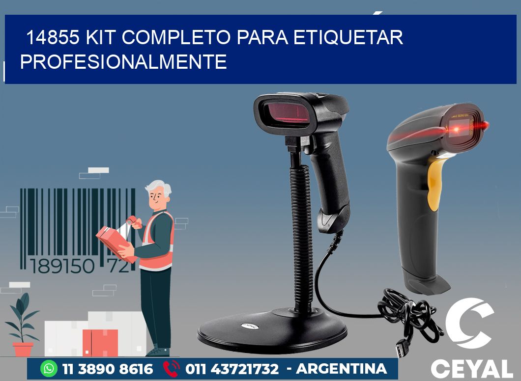 14855 KIT COMPLETO PARA ETIQUETAR PROFESIONALMENTE