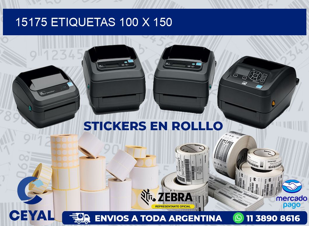 15175 ETIQUETAS 100 X 150