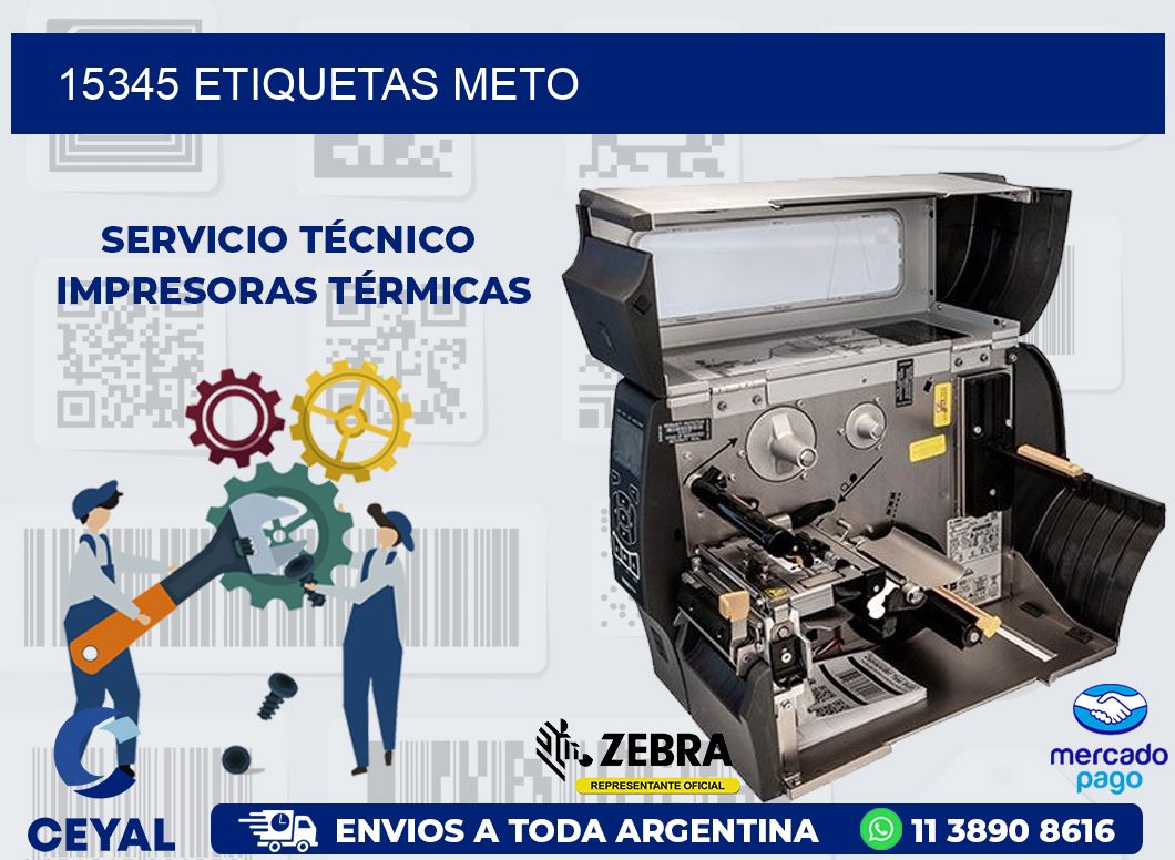 15345 ETIQUETAS METO