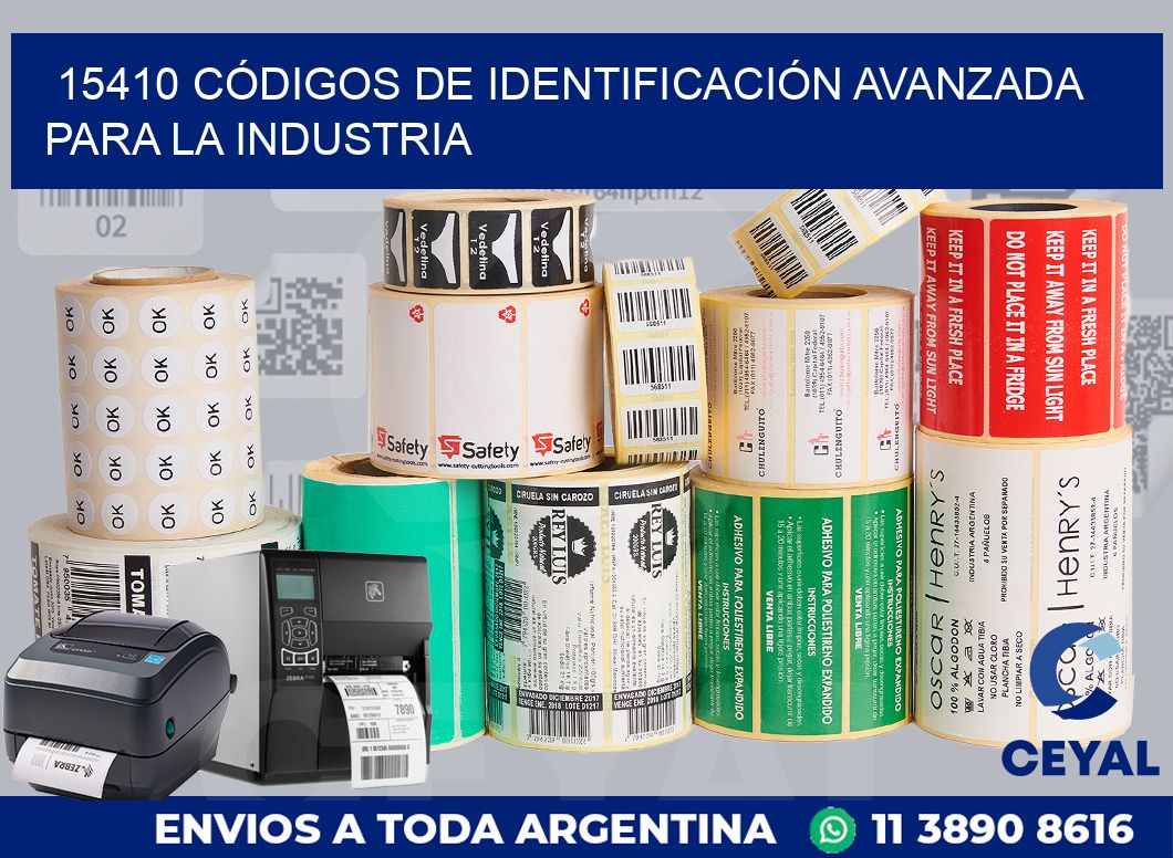 15410 CÓDIGOS DE IDENTIFICACIÓN AVANZADA PARA LA INDUSTRIA