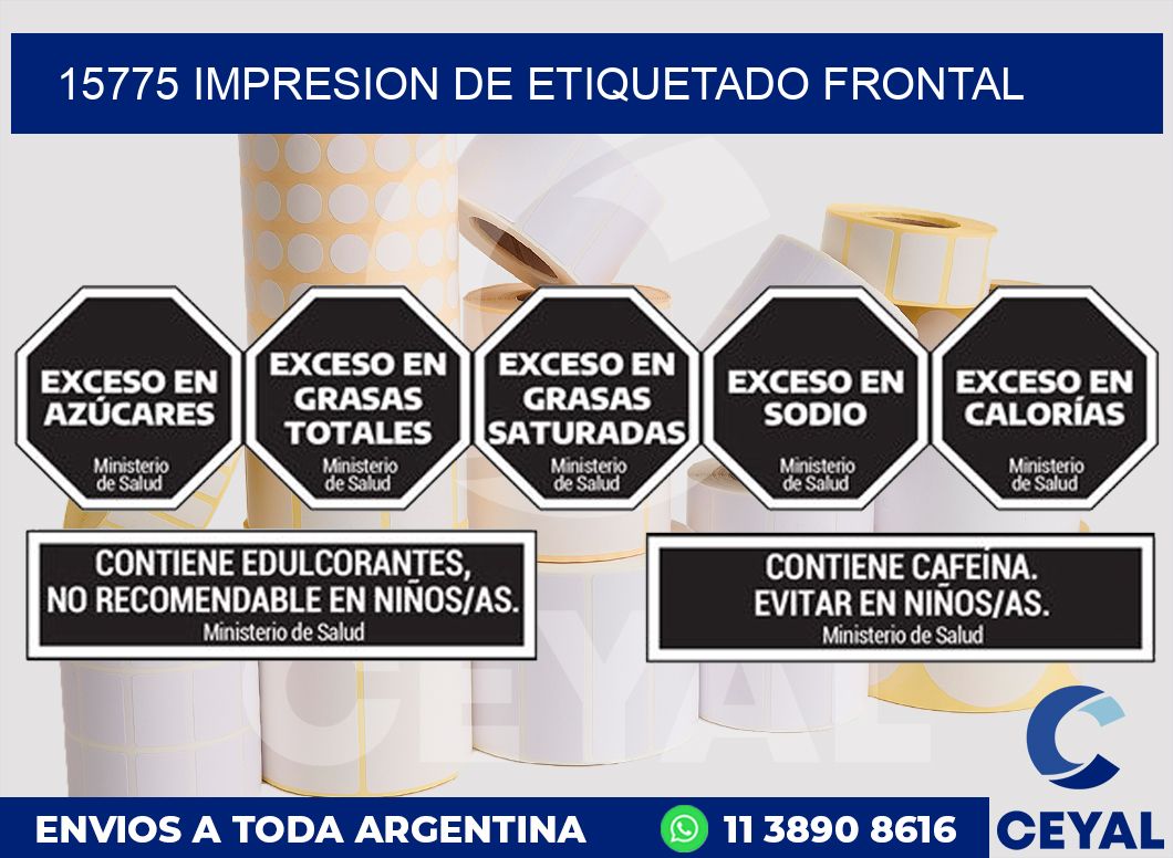 15775 IMPRESION DE ETIQUETADO FRONTAL
