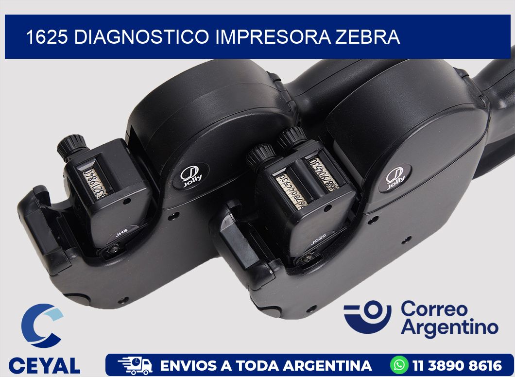 1625 DIAGNOSTICO IMPRESORA ZEBRA