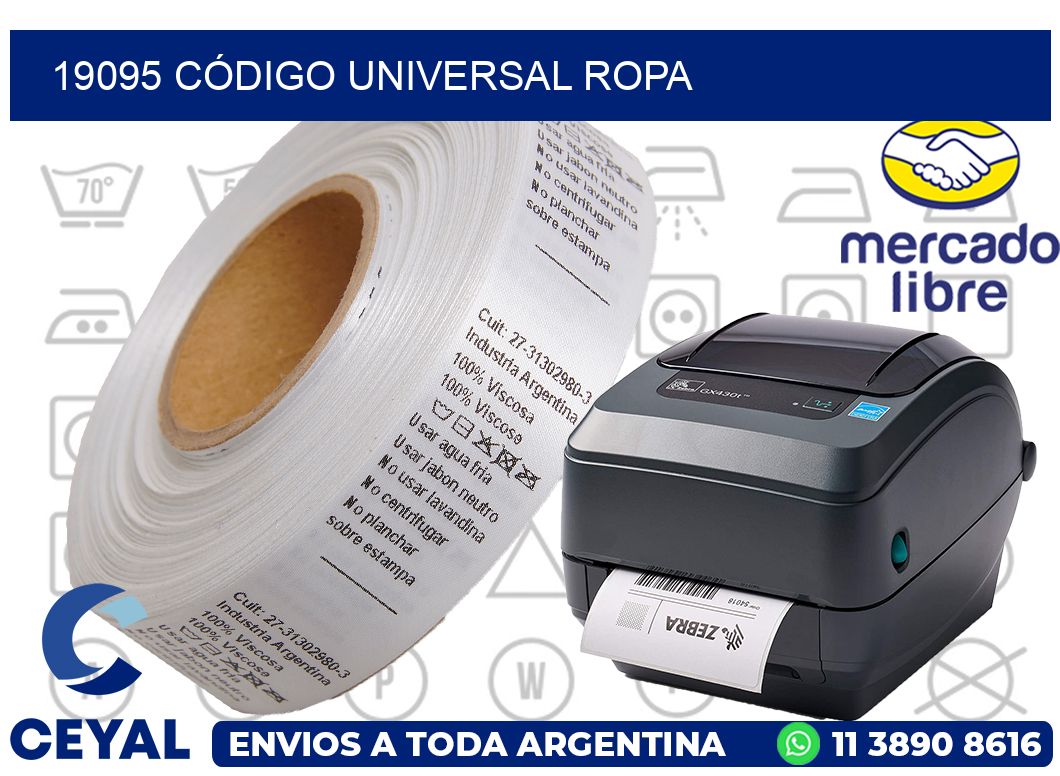 19095 CÓDIGO UNIVERSAL ROPA