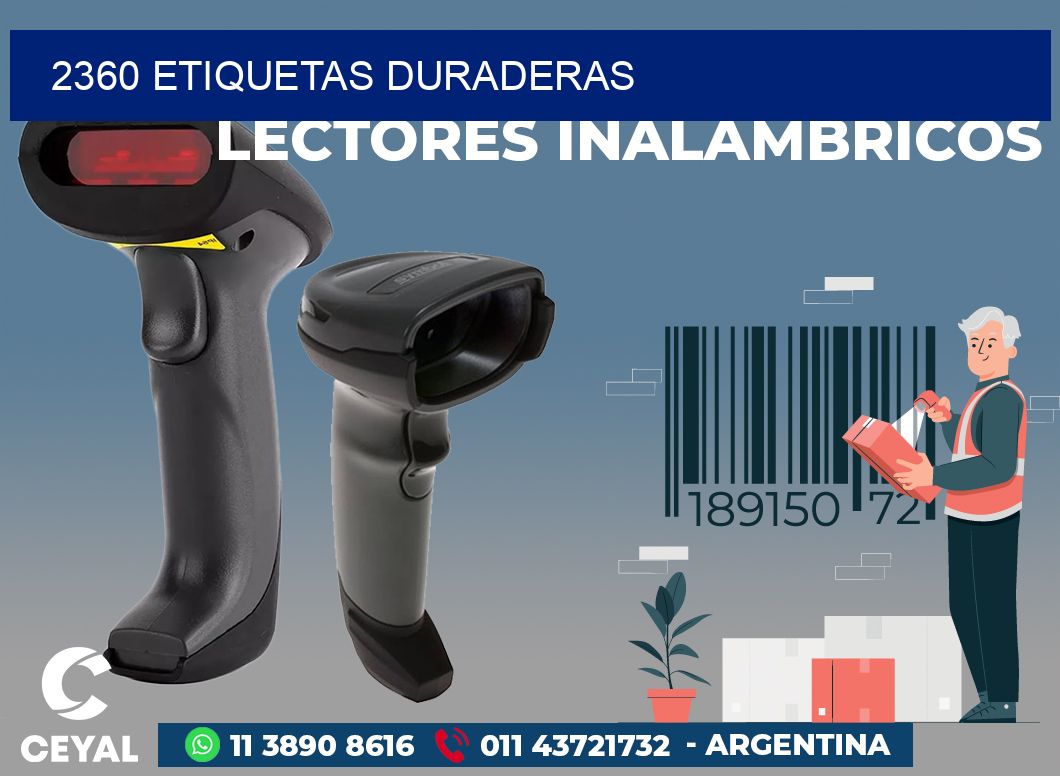 2360 ETIQUETAS DURADERAS