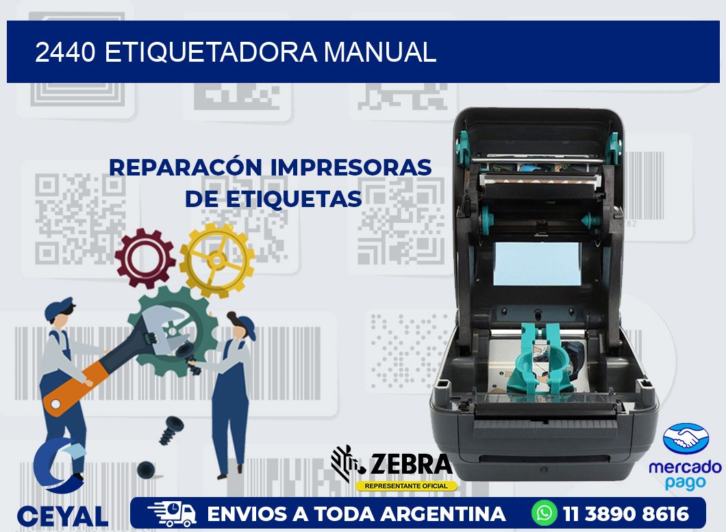 2440 ETIQUETADORA MANUAL