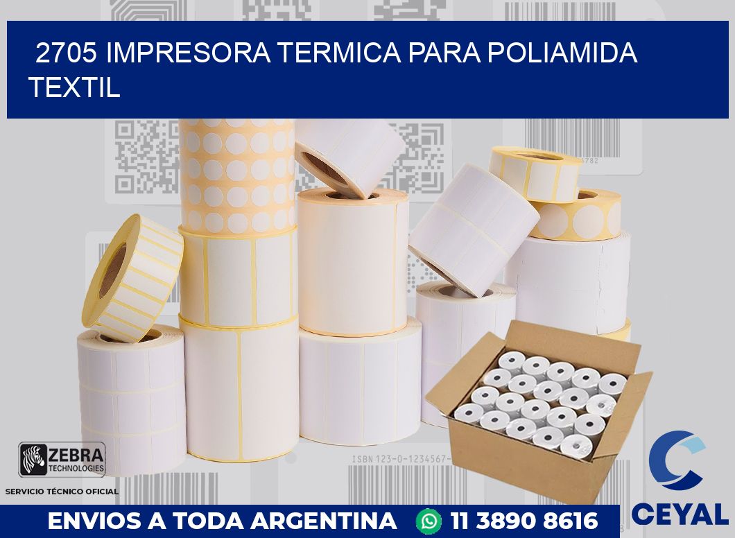 2705 IMPRESORA TERMICA PARA POLIAMIDA TEXTIL