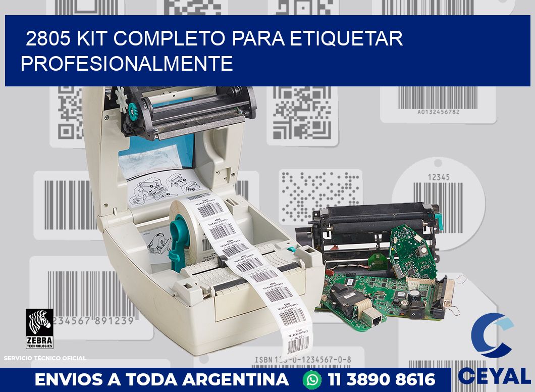 2805 KIT COMPLETO PARA ETIQUETAR PROFESIONALMENTE
