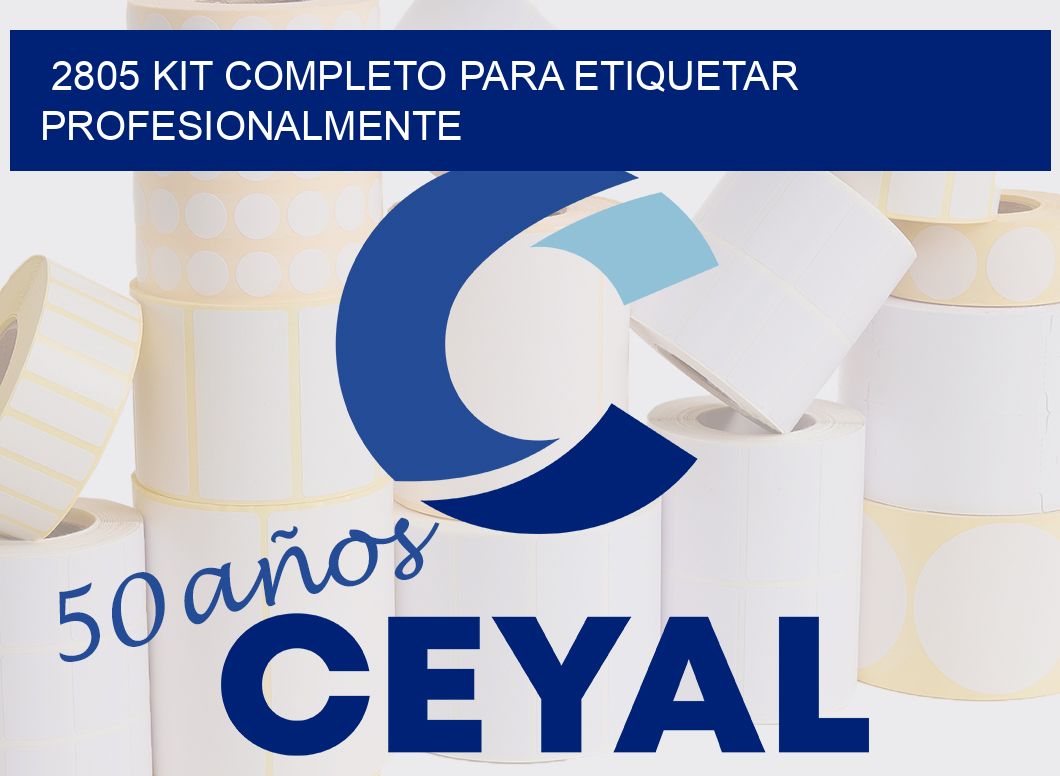 2805 KIT COMPLETO PARA ETIQUETAR PROFESIONALMENTE