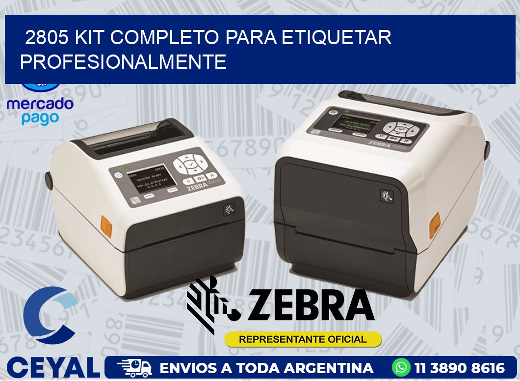 2805 KIT COMPLETO PARA ETIQUETAR PROFESIONALMENTE