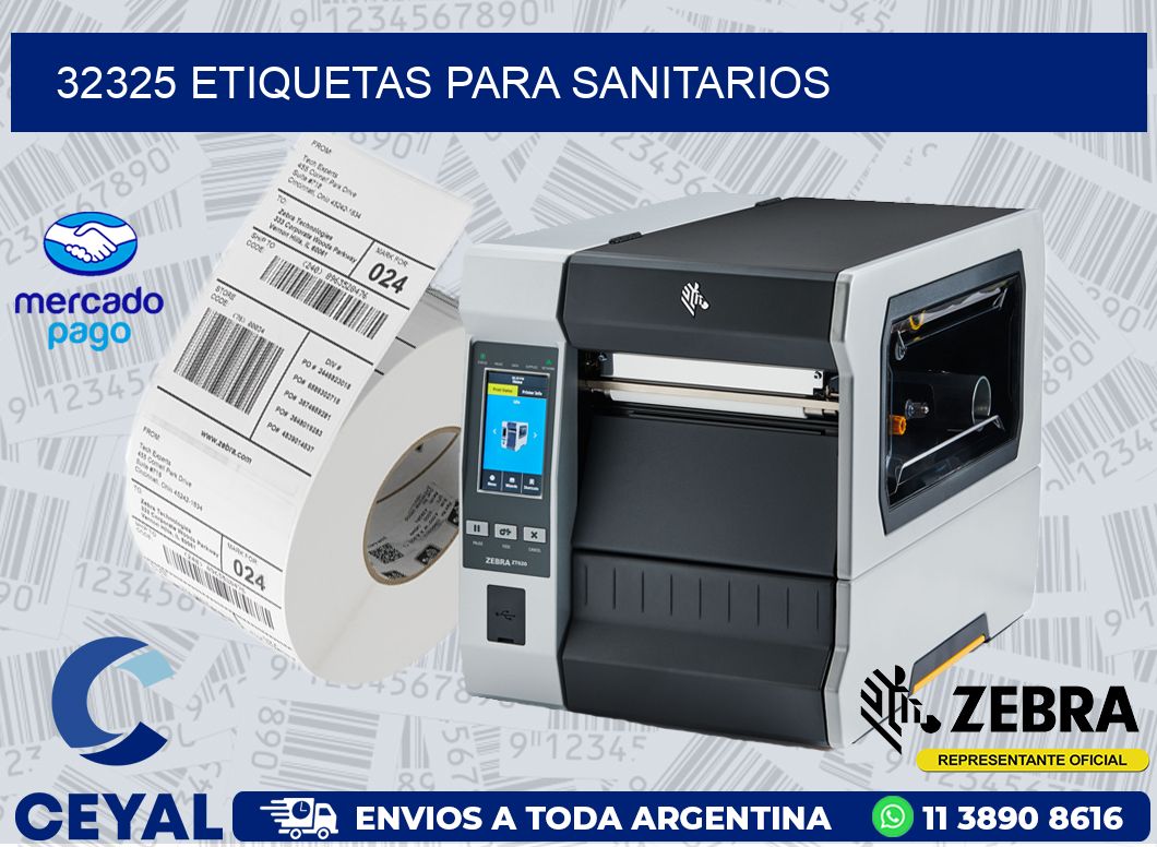 32325 ETIQUETAS PARA SANITARIOS