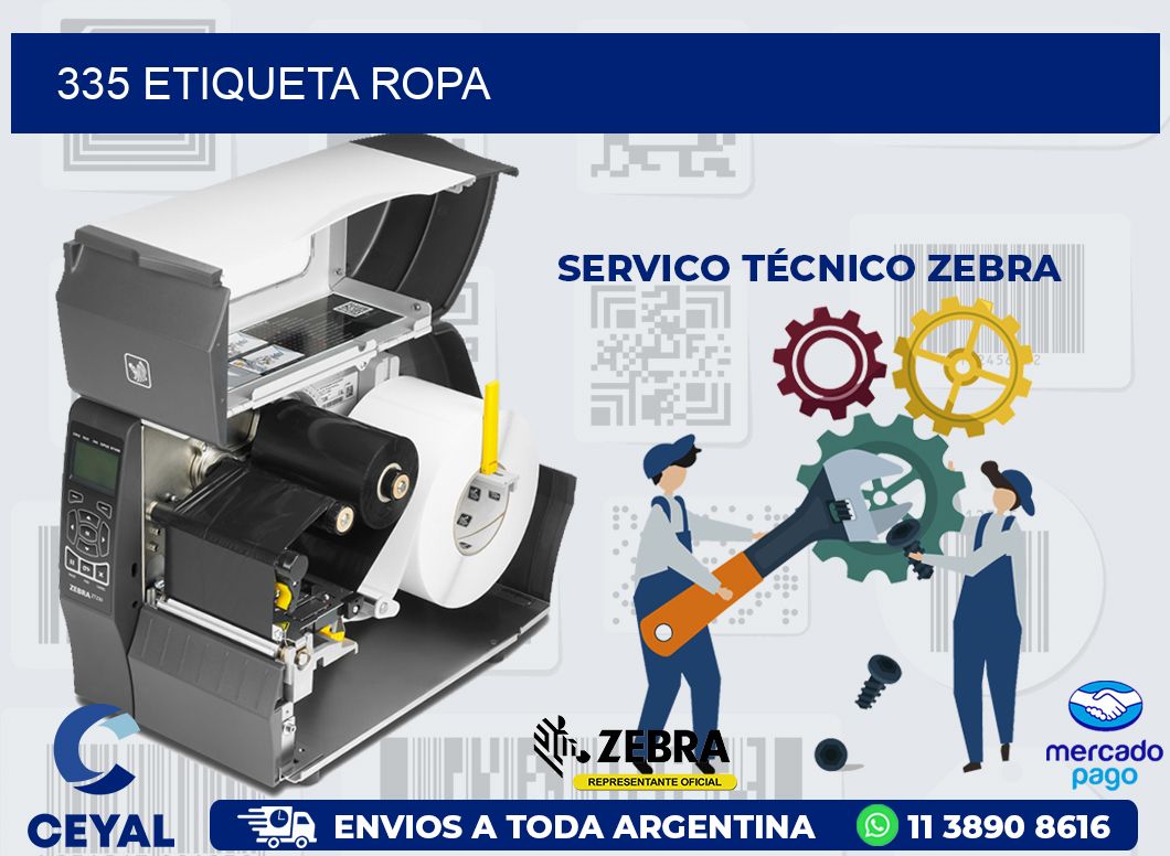 335 ETIQUETA ROPA