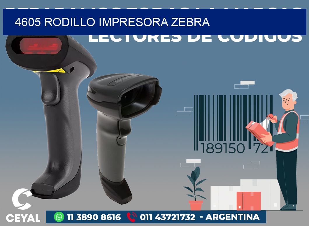 4605 RODILLO IMPRESORA ZEBRA