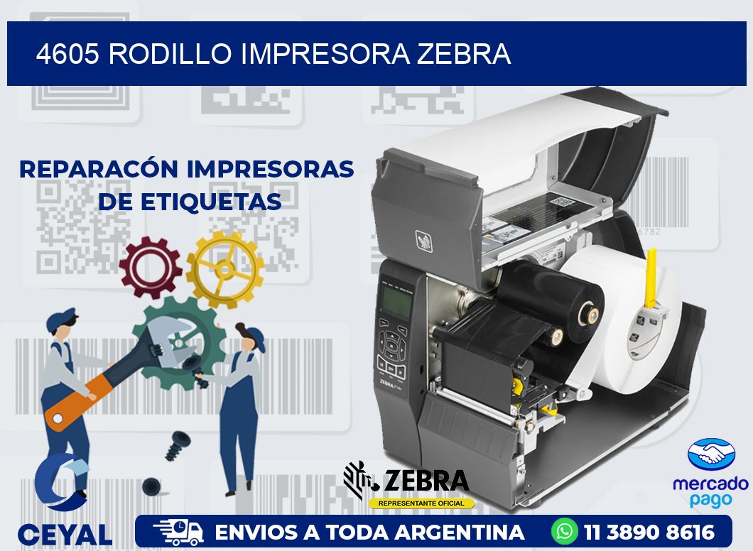 4605 RODILLO IMPRESORA ZEBRA
