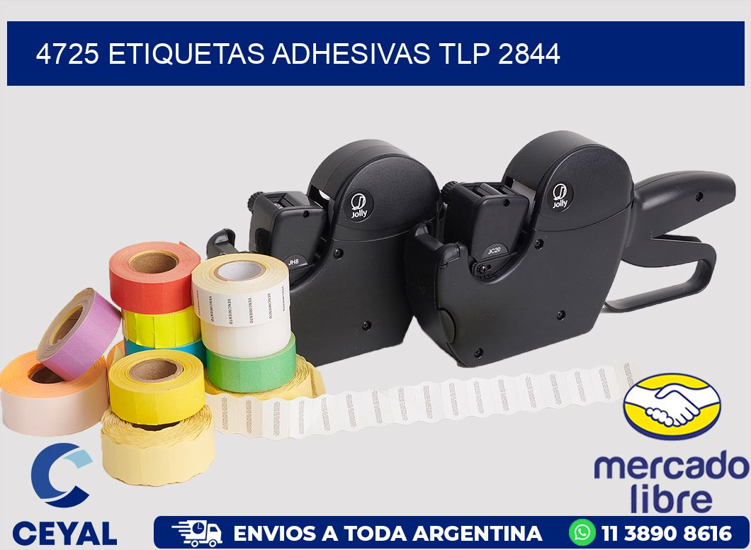 4725 ETIQUETAS ADHESIVAS TLP 2844