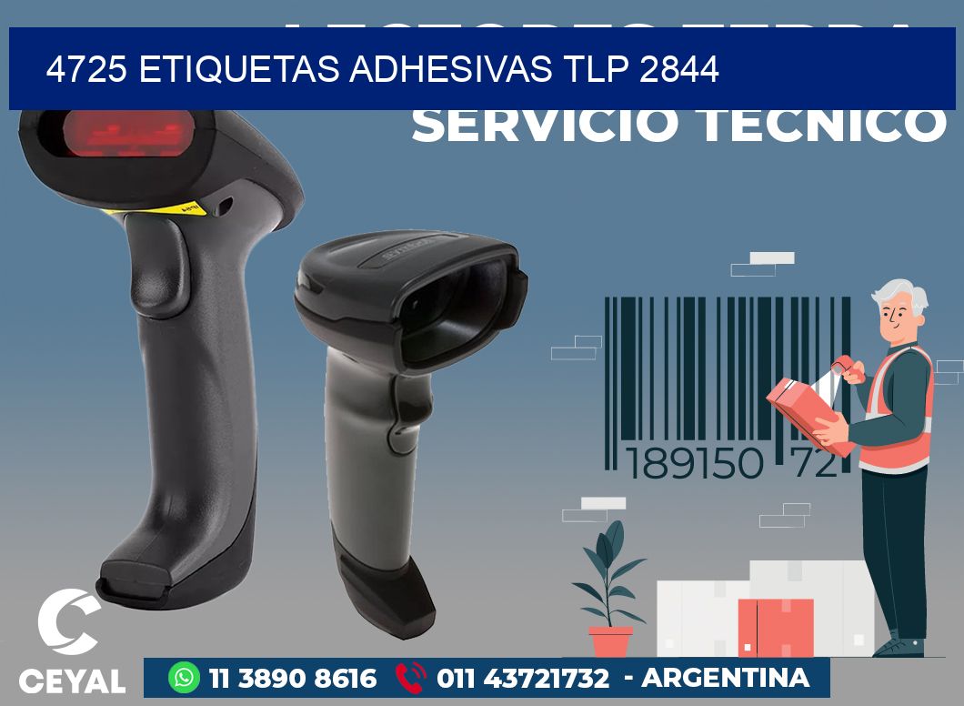4725 ETIQUETAS ADHESIVAS TLP 2844