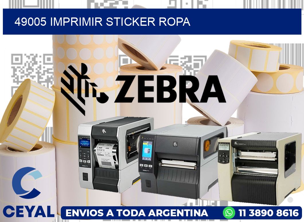 49005 IMPRIMIR STICKER ROPA