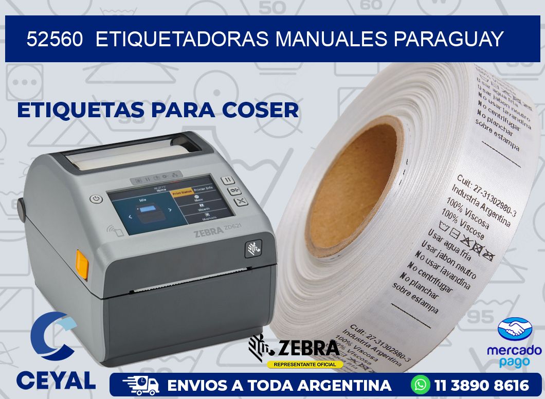 52560 ETIQUETADORAS MANUALES PARAGUAY