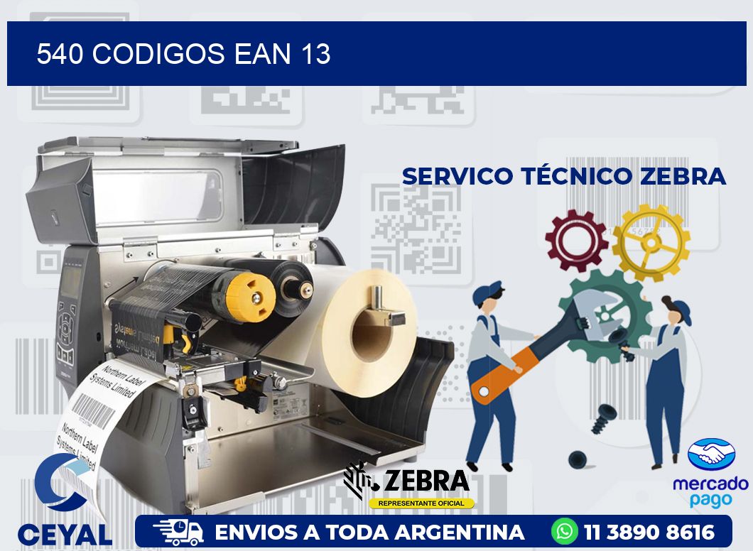 540 CODIGOS EAN 13