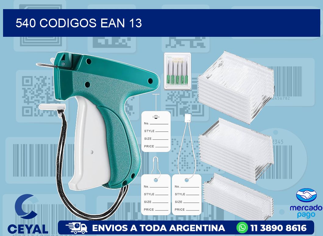 540 CODIGOS EAN 13